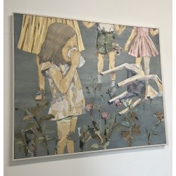 DURING THE PARTY, AKRYLMALERI