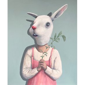 KANIN HOVED, AKRYLMALERI