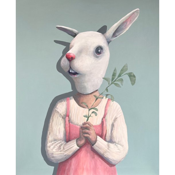 KANIN HOVED, AKRYLMALERI