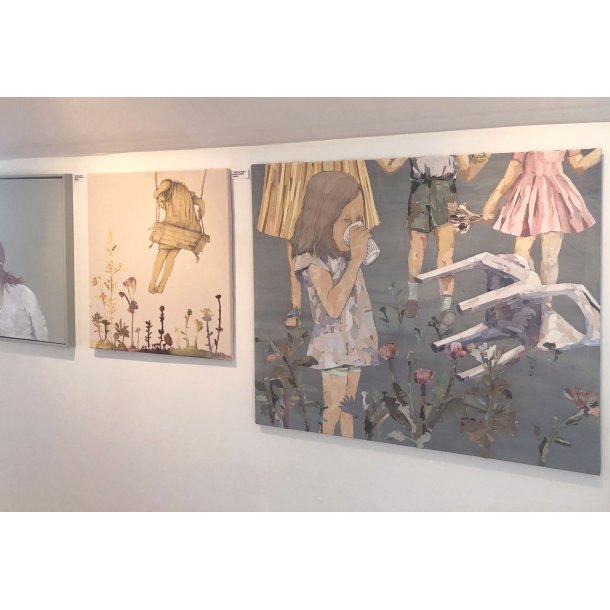 DURING THE PARTY, AKRYLMALERI