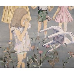 DURING THE PARTY, AKRYLMALERI