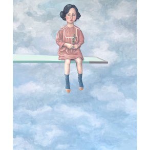 P VIPPEN, AKRYLMALERI